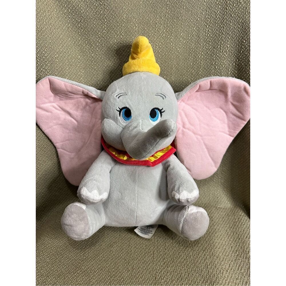 Dumbo The Elephant Gray Pink Walt Disney Collection Plush 13" Toy Lovey Big Ears
